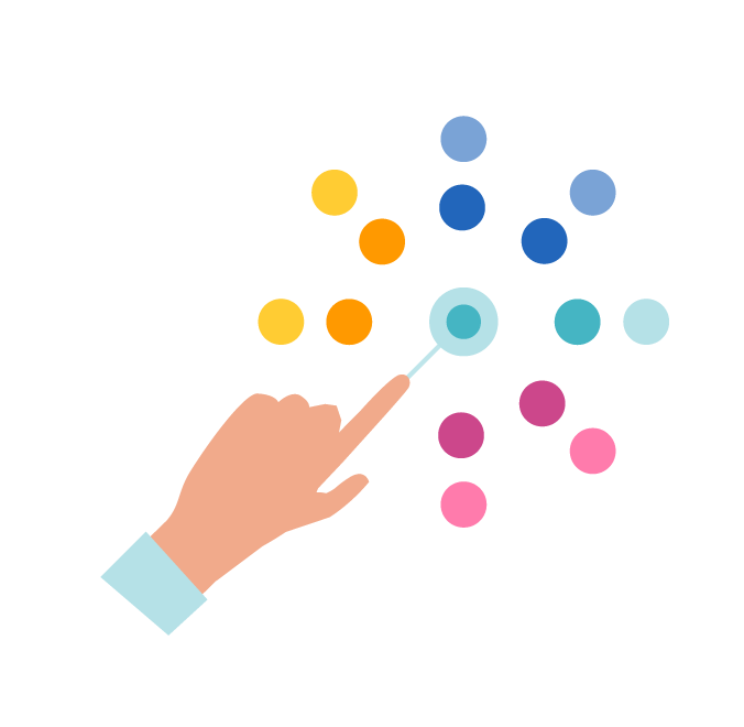 custom illustration for the website