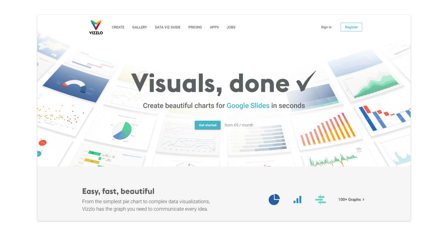 Vizzlo—Homepage redesign