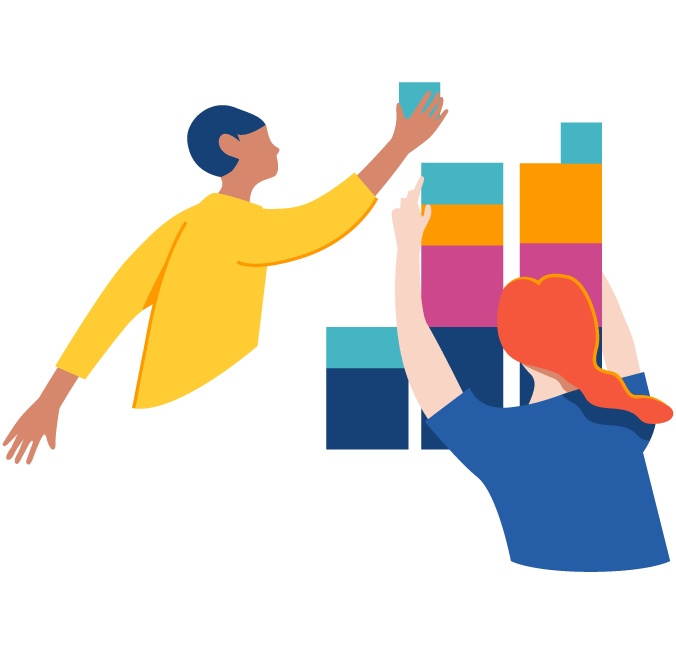 custom illustration for the website